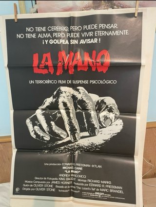 Cartel de cine La Mano (1981)