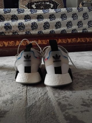 Zapatillas Adidas Mujer Blancas y Azules