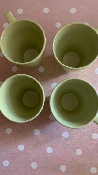 Set 4 Tazze Ikea Vintage Verdi