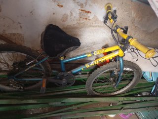Bicicleta Orbea Funny Azul y Amarilla