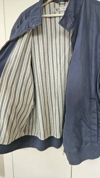 Chaqueta Zara Primavera Talla XL Azul