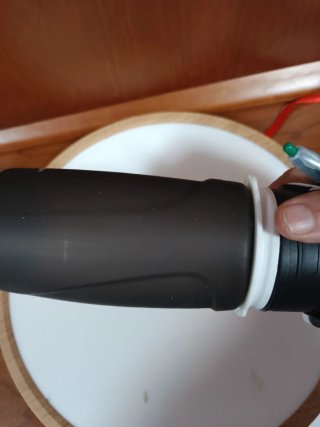 Botella plegable de Colorline Negra