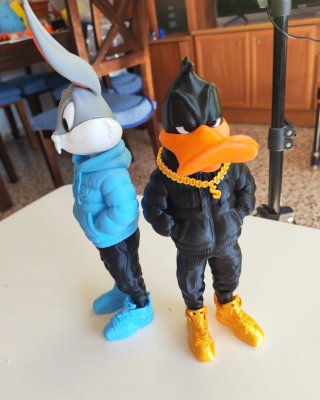 Figuras urbanas impresas 3D