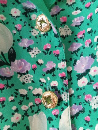 Blusa vintage Zarina donna viscosa poliestere