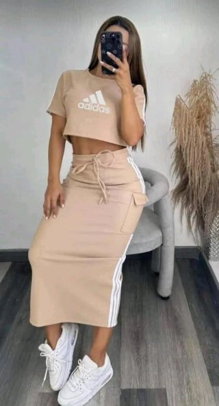 Conjunto Adidas Camiseta y Pantalón Corto XL