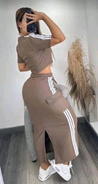 Conjunto Adidas Camiseta y Pantalón Corto XL