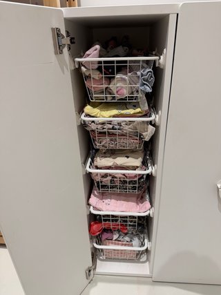 Guardaroba per bambini Ikea Smastad bianco