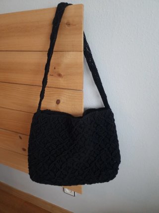 Bolso y neceser de Macramé Roberto Verino