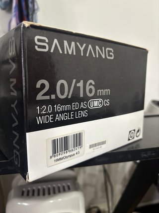 Objetivo Samyang 16mm f/2.0 ED AS UMC CS