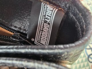 Bolso Piel Harley Davidson Negro