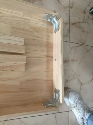 Mesa de madera y metal francisco segarra.