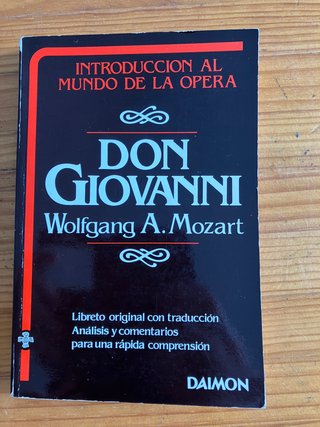Lote 5 Libretos Ópera Daimon