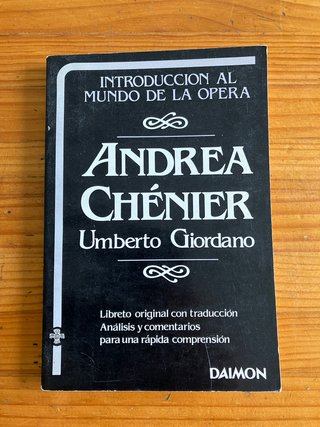 Lote 5 Libretos Ópera Daimon