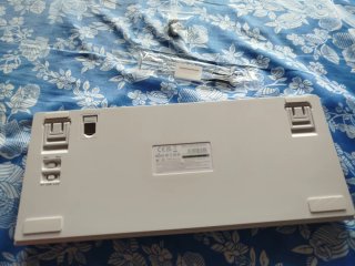 Teclado 75% Mecánico Inalámbrico Blanco y Morado