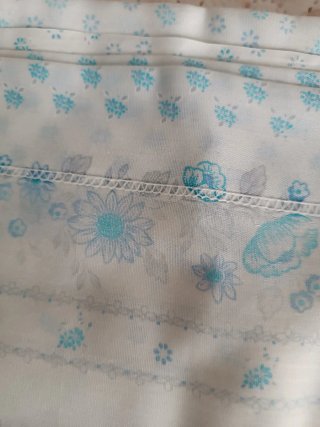 Juego de cama 105cm floral azul