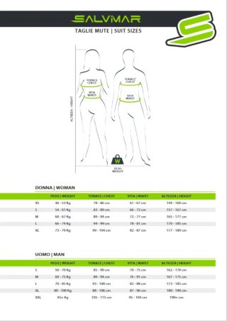 Traje buceo femenino