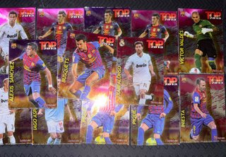 Lote Cartas Fútbol TOP 2013