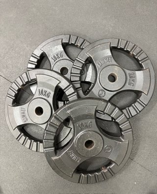 4 Discos de Pesas 10Kg