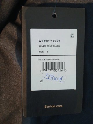Pantalón térmico niña Burton