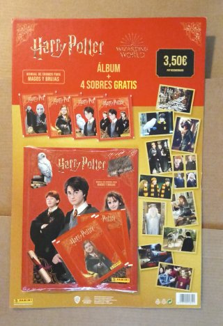 Álbum Harry Potter Panini + 4 Sobres