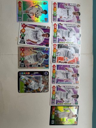 Lote cromos fútbol Real Madrid
