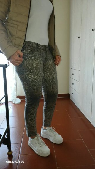 Guess Pantaloni Vita Bassa Taglia 40