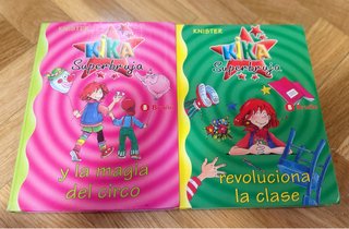 2 libros Kika superbruja