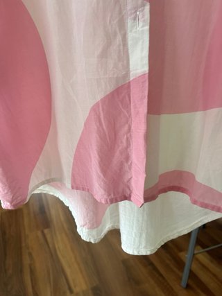 Camisa Bimba y Lola oversize rosa y blanca XS