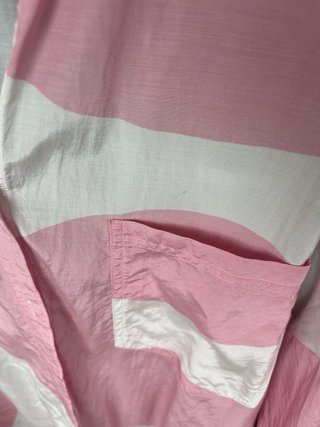 Camisa Bimba y Lola oversize rosa y blanca XS