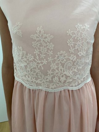 Vestido niña ceremonia rosa encaje, Mayoral