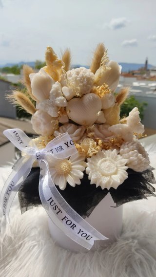 Ramo de velas aromáticas decorativas