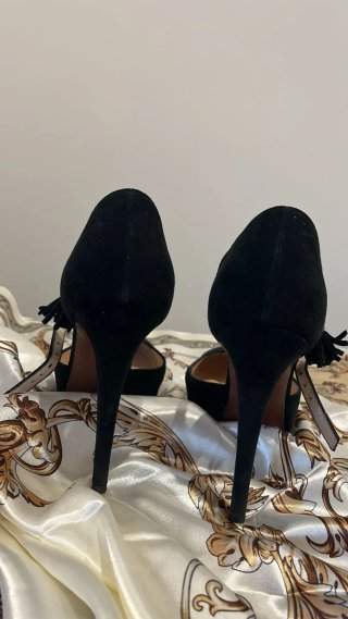 Lella Baldi Scarpe Tacco Alto Nere 37.5
