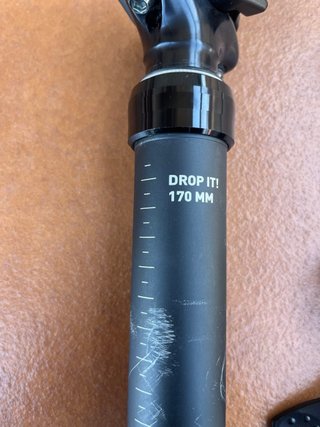 Tija telescópica Enduro 34.9mm 170mm + Mando