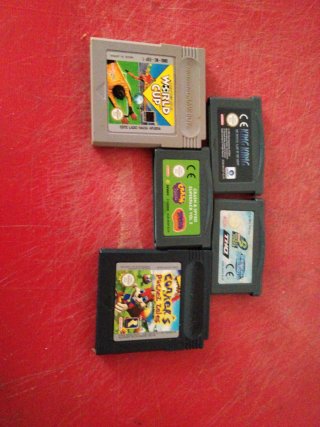 5 Juegos Game Boy: World Cup, King Kong, Crash & S