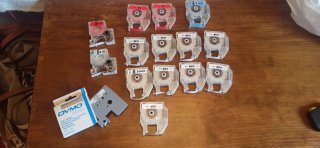 Lote cintas Dymo 4000 (varios colores)