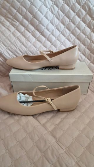 Zapatos Bailarinas Prisha Talla 40 Beige