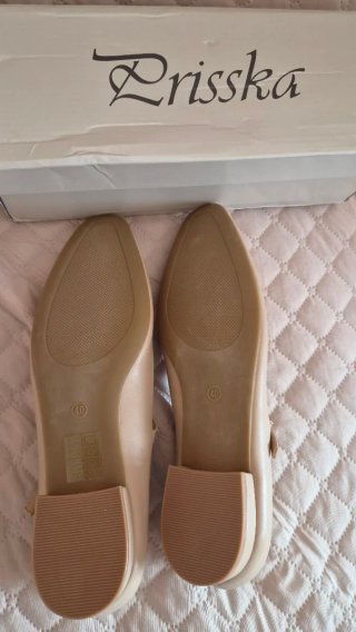 Zapatos Bailarinas Prisha Talla 40 Beige