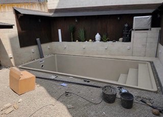 Restauración piscina poliéster
