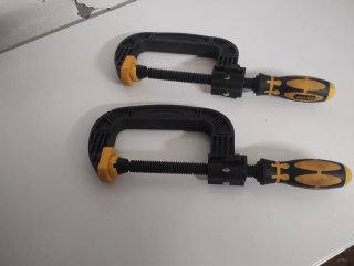 2 Sargentos de plástico para carpintería