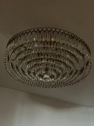 Elegante lámpara de techo Murano cristal