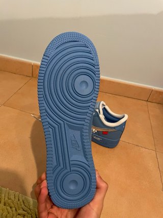 Nike Air Force 1 Azul Plata