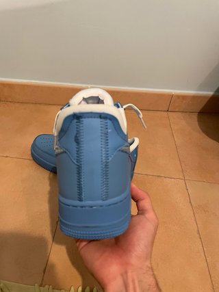 Nike Air Force 1 Azul Plata