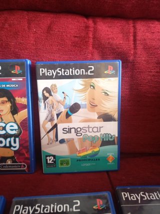 Lote 4 Juegos SingStar y Dance Factory PS2