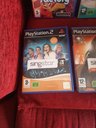Lote 4 Juegos SingStar y Dance Factory PS2