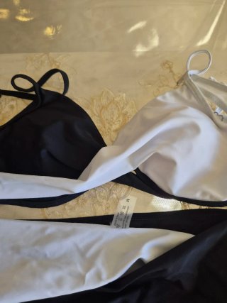 Costume donna vita alta bicolore tg M