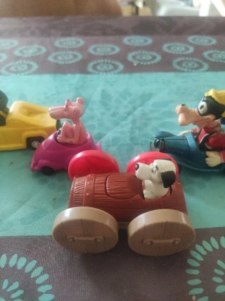 Lote 5 coches juguete Burger King y McDonald's