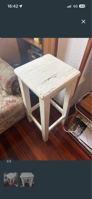 El banco de madera