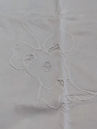 Coppia Federe Ricamate Cotone Bianco