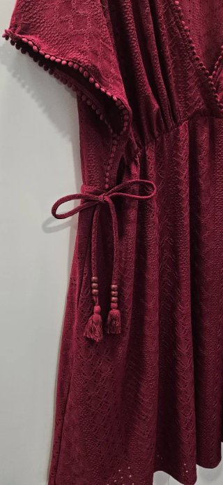 Vestido granate