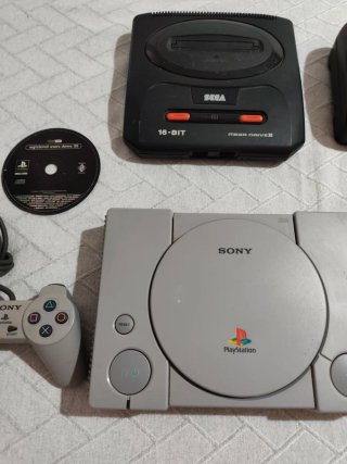 Lote Consolas Sega y Sony sin cables